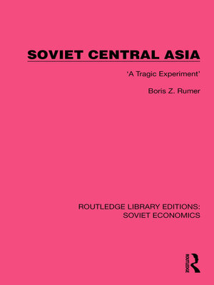 cover image of Soviet Central Asia